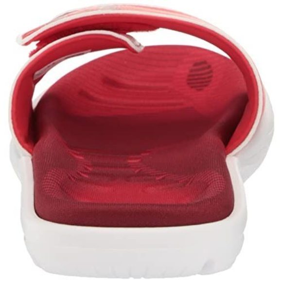 NEW UNDER ARMOUR UNISEX MERCENARY SLIDE SANDAL, RED (601)/BETA, 1 US WOMEN - Picture 4 of 6